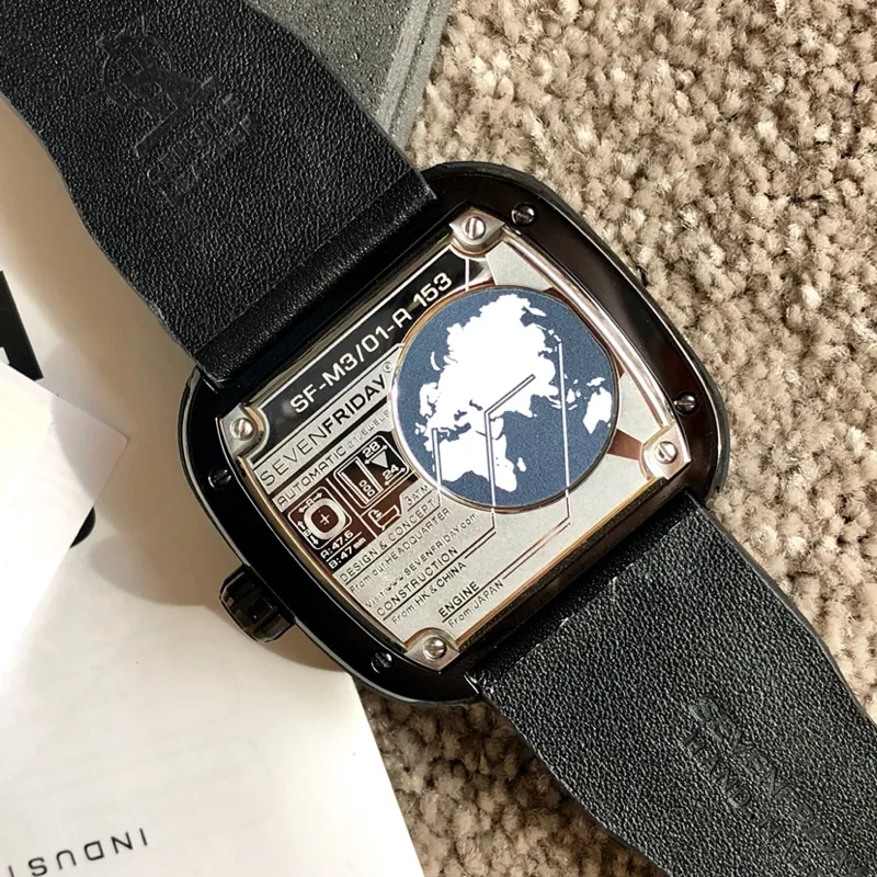 【Authentic Tmall】💰1640! Seven Fridays SEVENFRIDAY Movement: Original Japanese Citizen 82s7 mechanical movement Mirror: Strengthened blue light glass Strap: Imported calf belt Material: High-grade 316 stainless steel Case size: 47mm13mm High-end quality, please pay attention to the workmanship details, support NFC anti-counterfeiting!